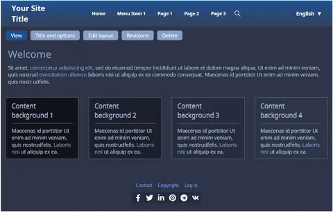 Deep Ocean Color Scheme