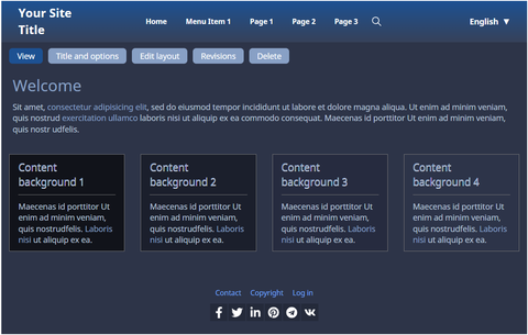 Deep Ocean Color Scheme